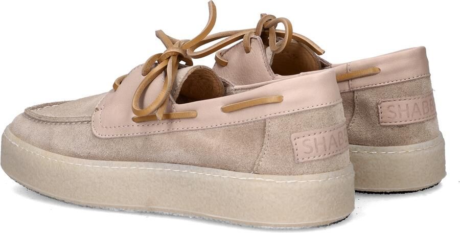 Shabbies Amsterdam Zenne Mocca boatshoe Suède Zand - Foto 3