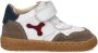 ShoesMe BN24S012-A white taupe multi bruin - Thumbnail 2