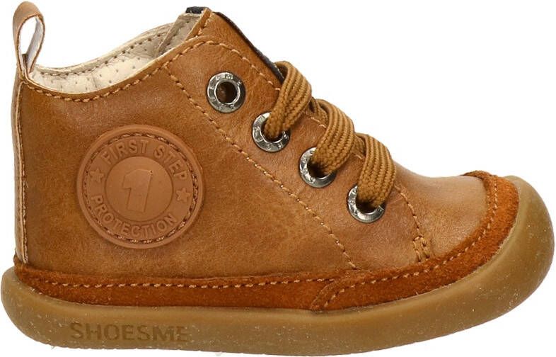Shoesme BF8W001-F leren babyschoenen cognac Bruin Leer Effen 19 - Foto 6