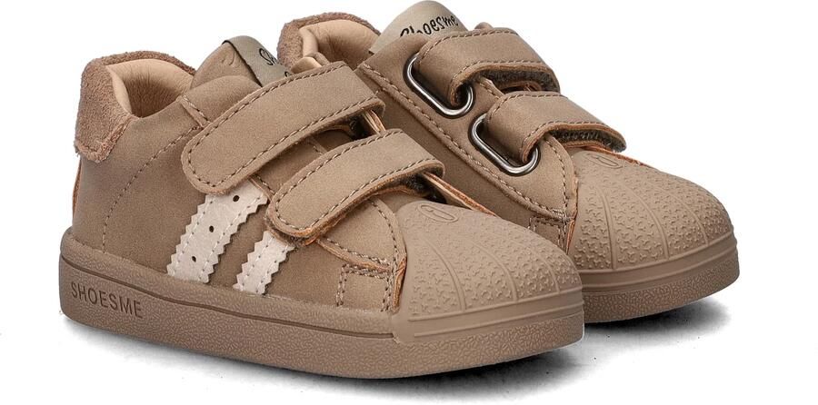 Shoesme Beige Sneakertje Met Stootneus Sneakers Kinderen Unisex Taupe Microleer - Foto 6