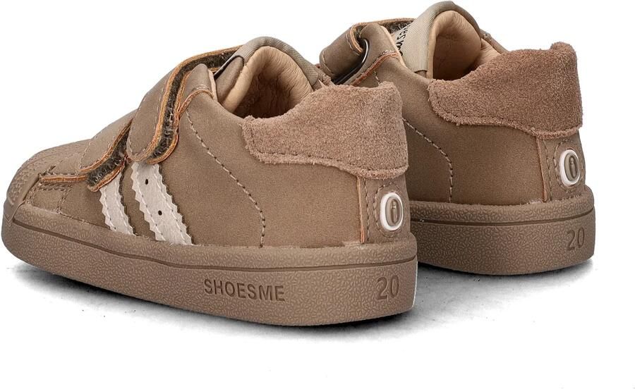 Shoesme Beige Sneakertje Met Stootneus Sneakers Kinderen Unisex Taupe Microleer - Foto 7