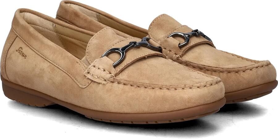 Sioux 40162 738 Instappers Beige Leer Dames Breedtemaat H Beige - Foto 7