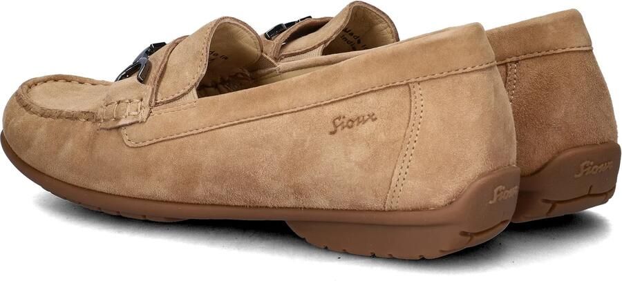 Sioux 40162 738 Instappers Beige Leer Dames Breedtemaat H Beige - Foto 8