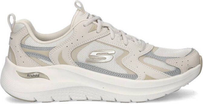 Skechers ARCH FIT 2.0-VINTAGE LUXE Dames Sneakers Naturel Grijs