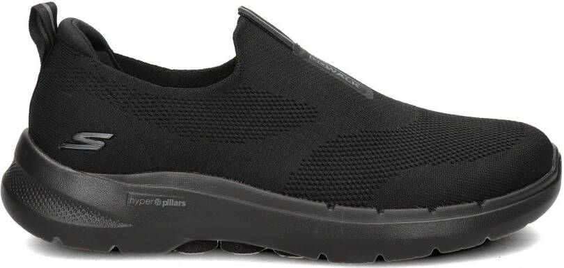 Skechers Go Walk 6 instappers zwart