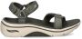 Skechers Arch Fit Sandalen groen Textiel Dames - Thumbnail 2