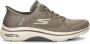 Skechers Slip-Ins Go Walk Arch Fit 2.0 Grand Select 2 Instappers Heren Taupe - Thumbnail 35