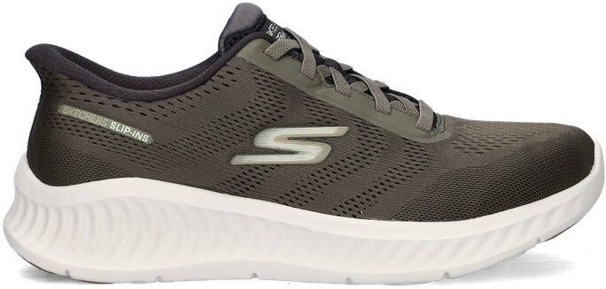 Skechers Go Walk Now Hands Free Slip-Ins heren sneaker Kaki