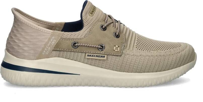 Skechers Slip-Ins: Delson 3.0 Roth 210606-TPE Mannen Beige Sneakers Sportschoenen - Foto 6