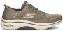 Skechers Slip-Ins Go Walk Arch Fit 2.0 Grand Select 2 Instappers Heren Taupe - Thumbnail 3