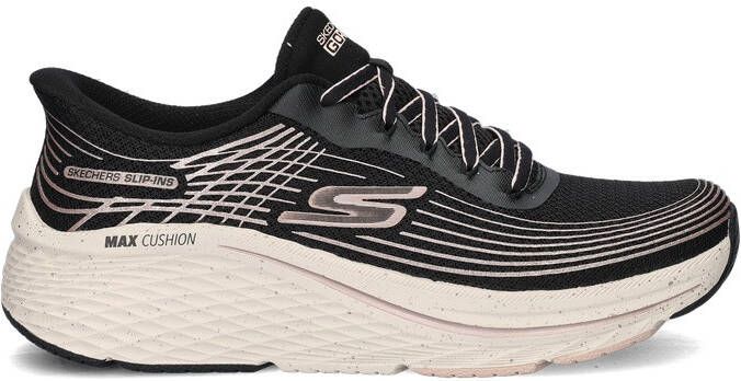 Skechers Hands Free Slip-Ins Max Cushioning Elite 2.0 dames sneaker Zwart multi