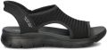 Skechers Sandalen SUMMITS-SWEETLY EVOLVED sportsandaal trekking sandaal met slip-ins functie - Zwart