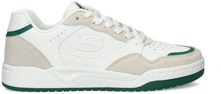 Skechers Koopa-Volley Low Lifestyle 183241-WGRN Mannen Wit Sneakers - Foto 6