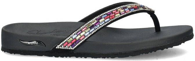 Skechers Arch Fit Meditation -Glam Gal Dames Slippers Zwart;Multicolour - Foto 5