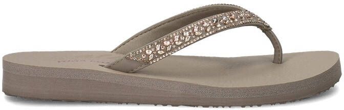Skechers Meditation Butterfly Garden VEGAN Slipper Vrouwen Taupe - Foto 3