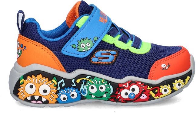 Skechers Play Scene jongens klittenbandschoen Blauw multi