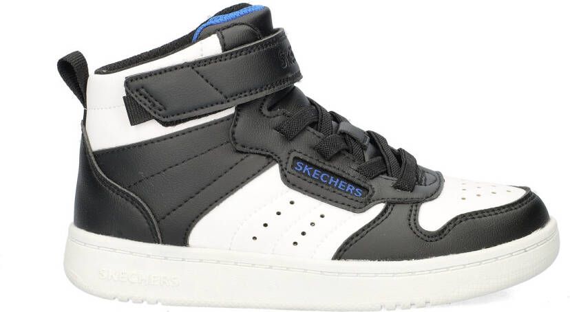 Skechers Quick Street jongens hoge sneaker Zwart wit - Foto 5