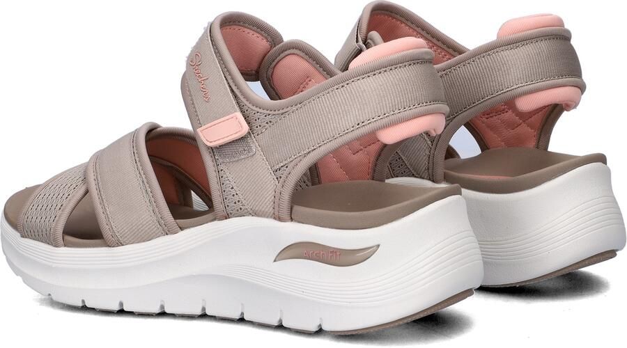 Skechers Arch Fit 2.0 Feelin' Bright dames sandaal Taupe - Foto 3