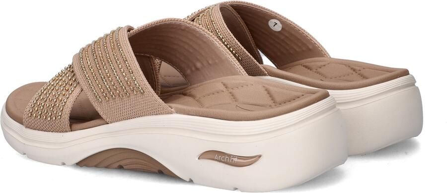 Skechers Arch Fit 2.0 Go Walk dames slipper Donker Taupe - Foto 3
