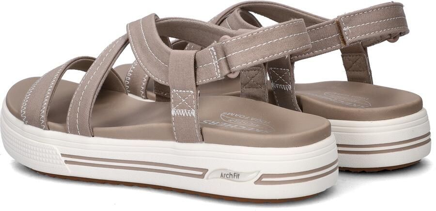 Skechers Arch Fit Arcade Adieu! dames sandaal Taupe - Foto 3