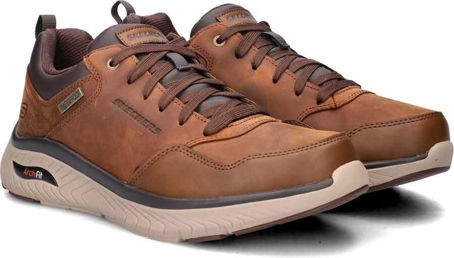 Skechers Arch Fit Crosser Veterschoenen Laag Donkerbruin - Foto 13