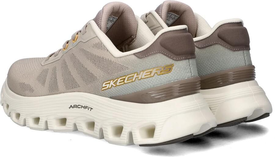 Skechers Arch Fit Glide-Step Wave Bremet heren sneaker Taupe - Foto 4