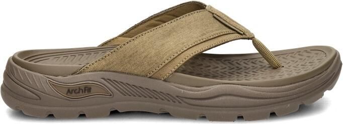 Skechers Arch Fit Motley SD heren slipper Taupe - Foto 3