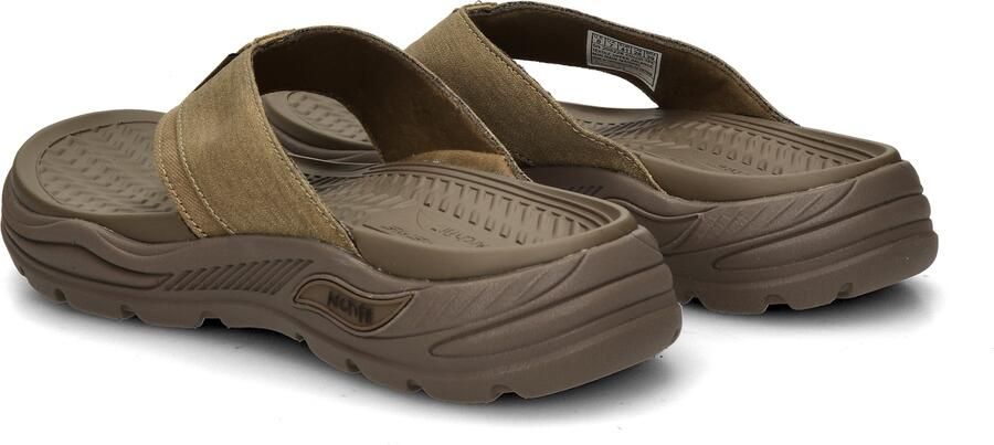 Skechers Arch Fit Motley SD heren slipper Taupe - Foto 3