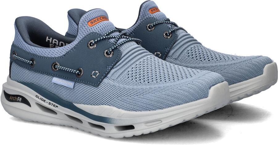 Skechers Arch Fit Orvan Starport heren sneaker Blauw - Foto 2