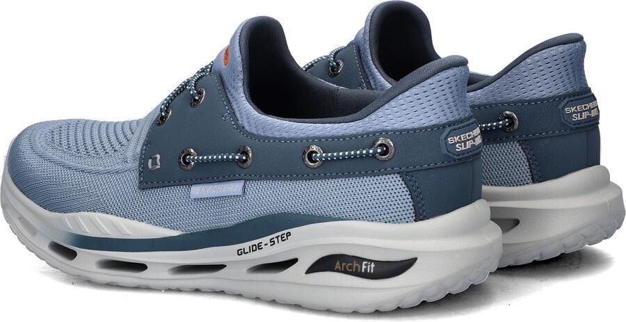 Skechers Arch Fit Orvan Starport heren sneaker Blauw - Foto 3