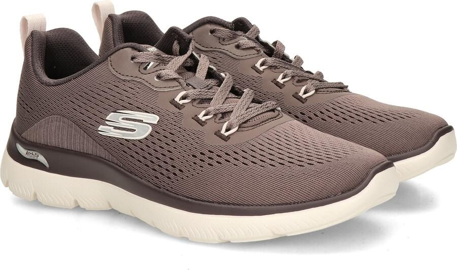 Skechers Dames Arch Fit Summits Daily Flow Sneakers Chocolate - Foto 4