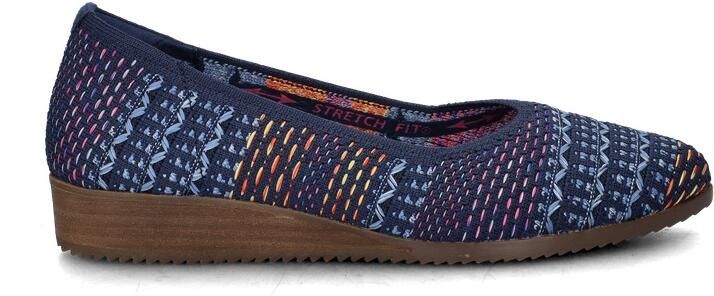 Skechers Cleo Sawdust dames ballerina Blauw multi - Foto 2