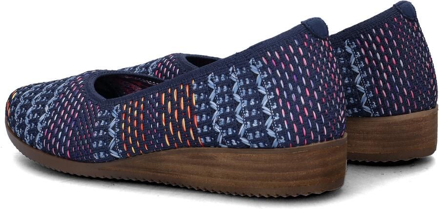 Skechers Cleo Sawdust dames ballerina Blauw multi - Foto 4
