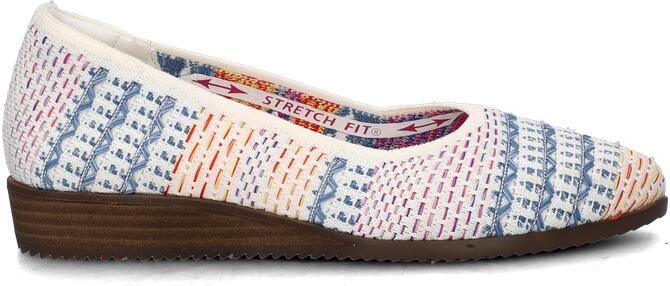 Skechers Cleo Sawdust dames ballerina Wit multi - Foto 2