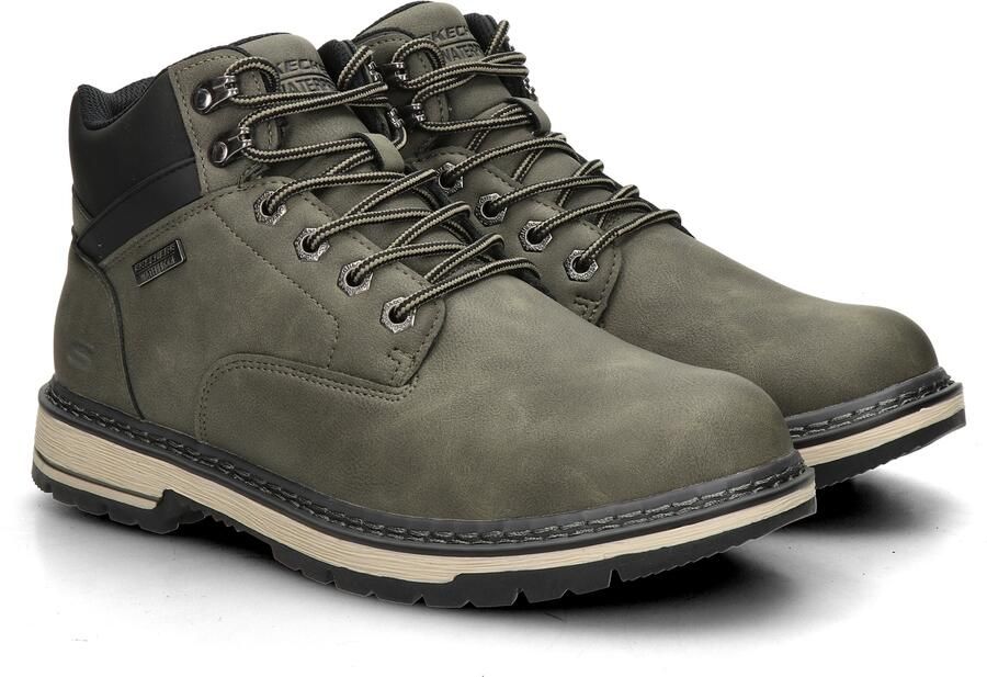 Skechers Corado heren veterboot Donkergroen - Foto 4