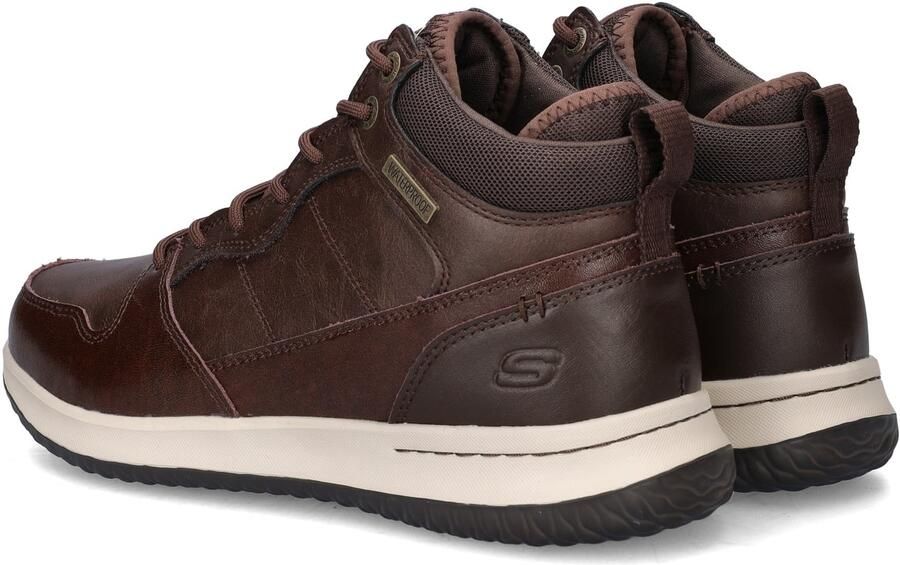 Skechers Delson Selecto 65801-CHOC Mannen Bruin Sneakers Laarsjes - Foto 7
