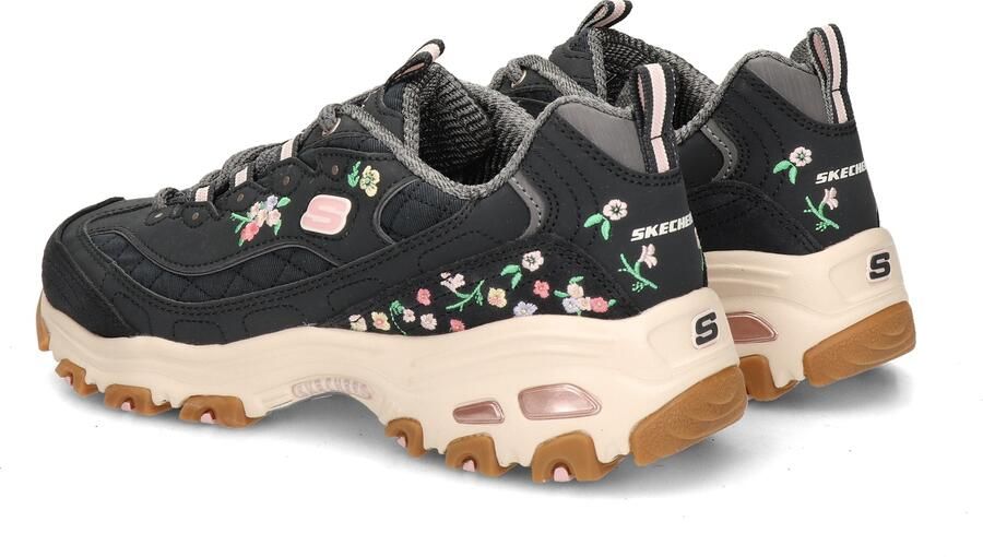 Skechers D'Lites Garden Chic dames sneaker Zwart - Foto 5