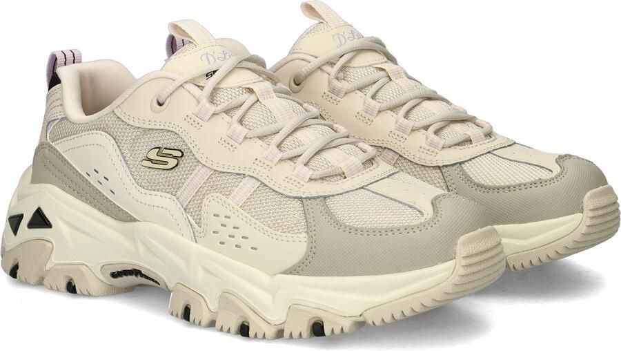 Skechers D'Lites Hiker 180128-NTMT Vrouwen Beige Sportschoenen Sneakers - Foto 5
