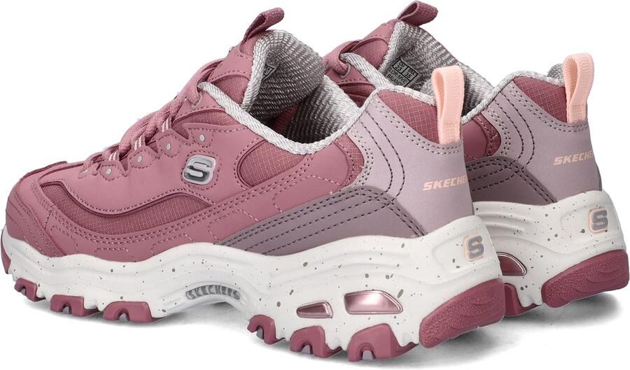 Skechers D'Lites dames sneaker Wit roze - Foto 3
