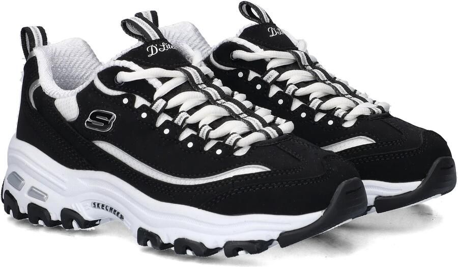 Skechers D'Lites meisjes sneakers Zwart wit - Foto 4