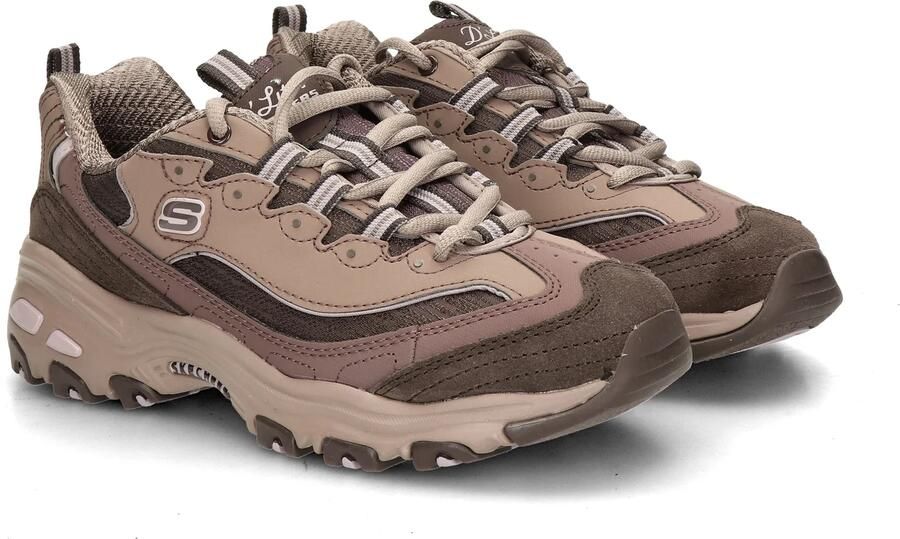 Skechers D'LITES-MODERN CLASSIC Dames Sneakers Bruin - Foto 10