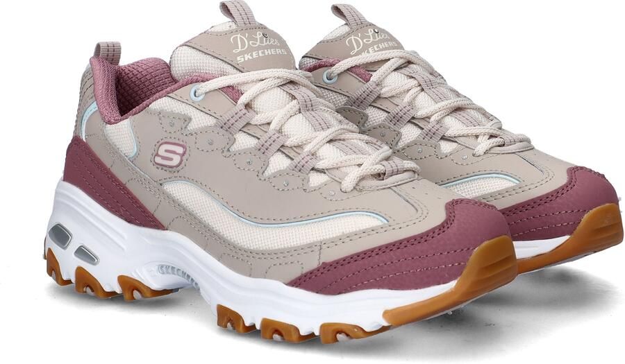 Skechers D'Lites Popular Vote dames sneaker Taupe - Foto 4