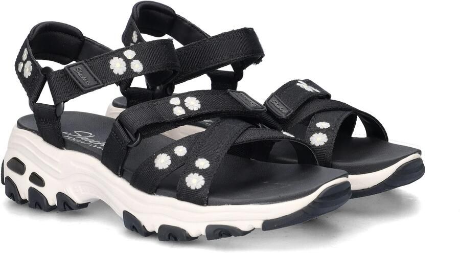 Skechers D'lites dames sandaal Zwart - Foto 2