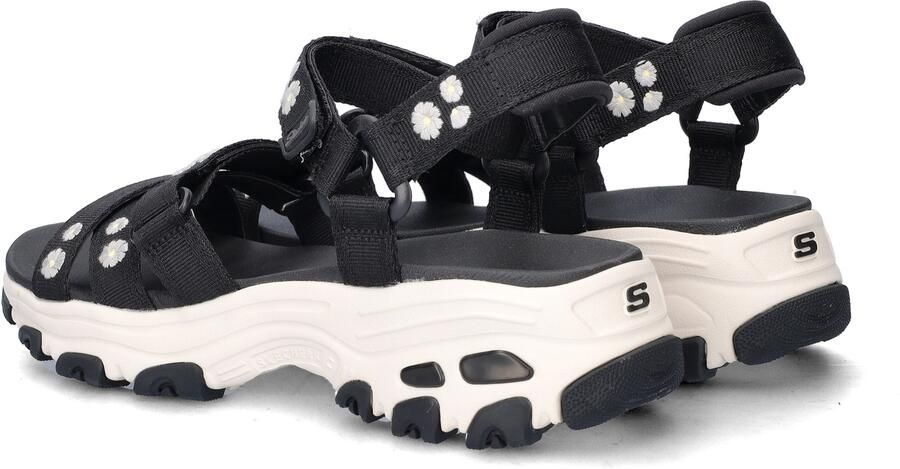 Skechers D'lites dames sandaal Zwart - Foto 3