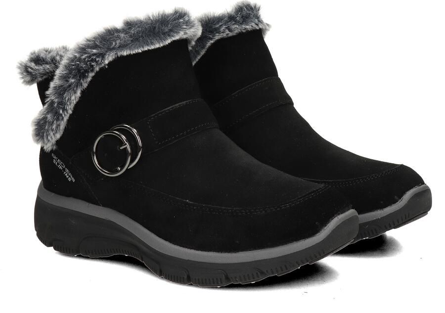 Skechers EASY GOING GENTLE WINTER Dames Instappers Zwart - Foto 4