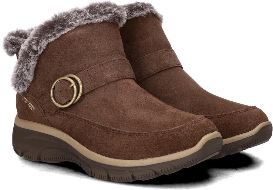 Skechers EASY GOING GENTLE WINTER Dames Instappers Chocolate - Foto 11
