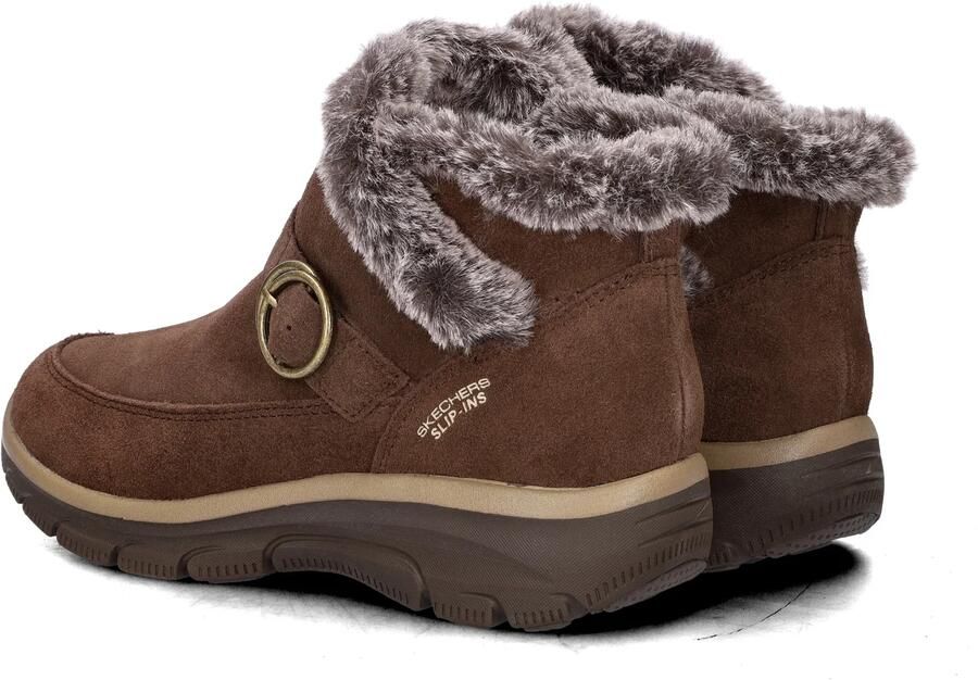Skechers EASY GOING GENTLE WINTER Dames Instappers Chocolate - Foto 12