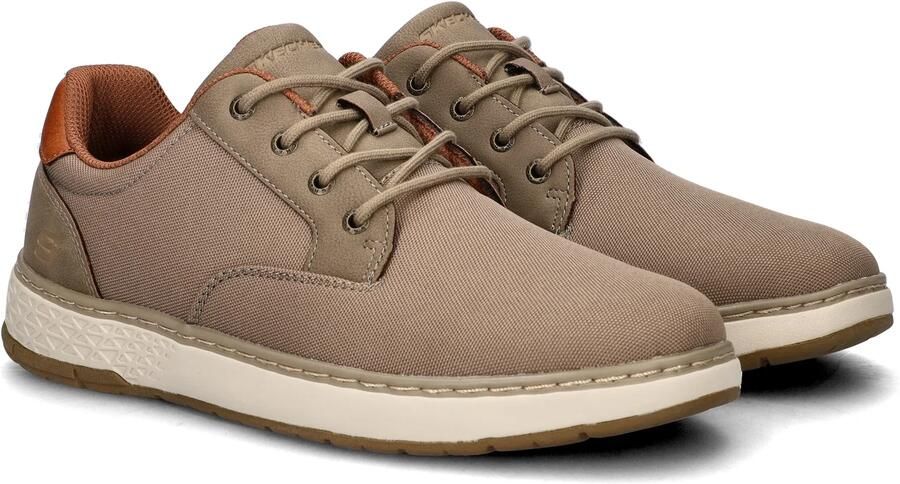 Skechers Garlan heren veterschoen Kaki - Foto 2