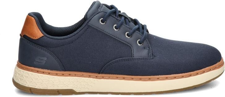 Skechers Garlan heren veterschoen Blauw - Foto 2