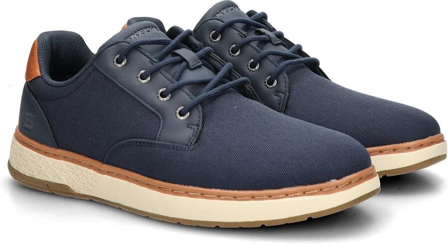 Skechers Garlan heren veterschoen Blauw - Foto 3
